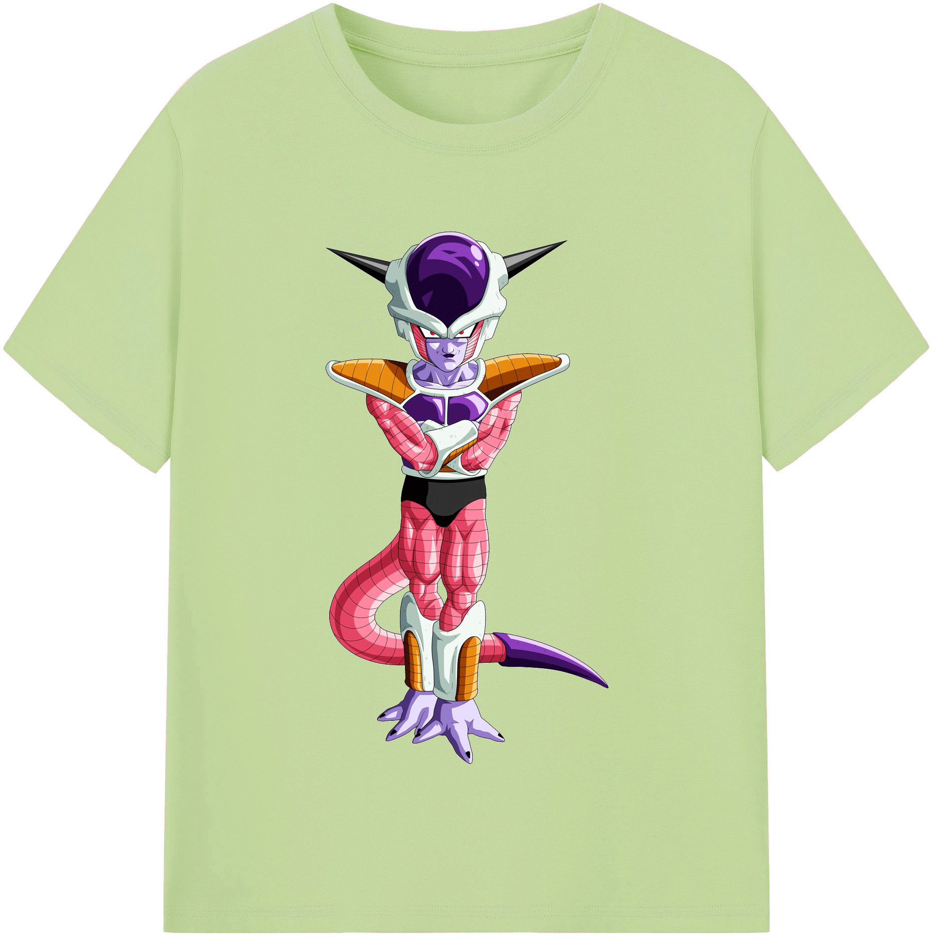 （画像用） ドラゴンボール フリーザ DRAGON BALL Frieza 綿100％半袖Tシャツ（フロントプリント）